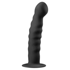 EasyToys Seksspeeltjes>Ribbed Dong Siliconen Anal Dildo with Suction Cup