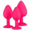 EasyToys Seksspeeltjes>Siliconen Buttplug Set met Diamant
