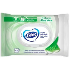 Edet Vochtig Toiletpapier|Toiletpapier>Natural Aloë Vera Vochtig Toiletpapier
