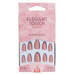 Overig Nagelverzorging>Elegant Touch Blush Suede Kunstnagels