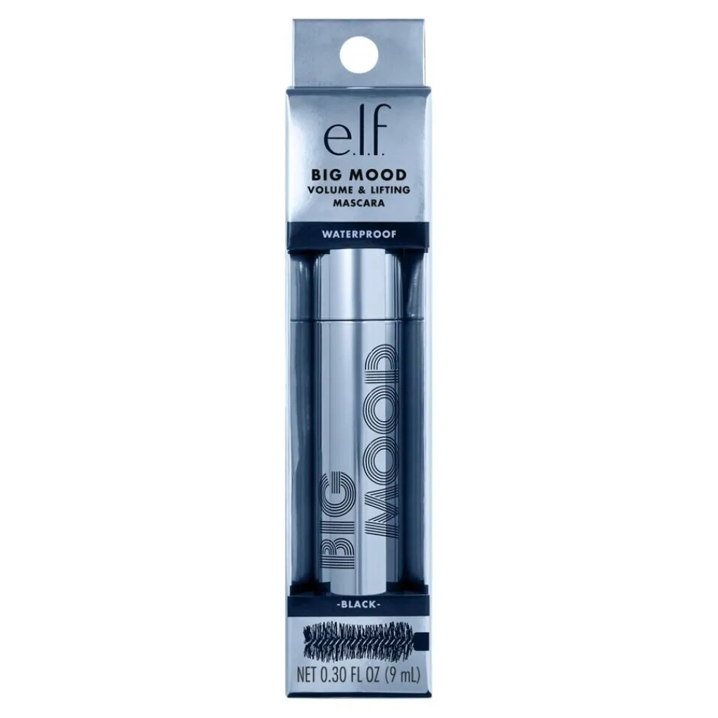 ELF Mascara>e.l.f. Big Mood Deep Waterproof Black Volume & Lifting Mascara