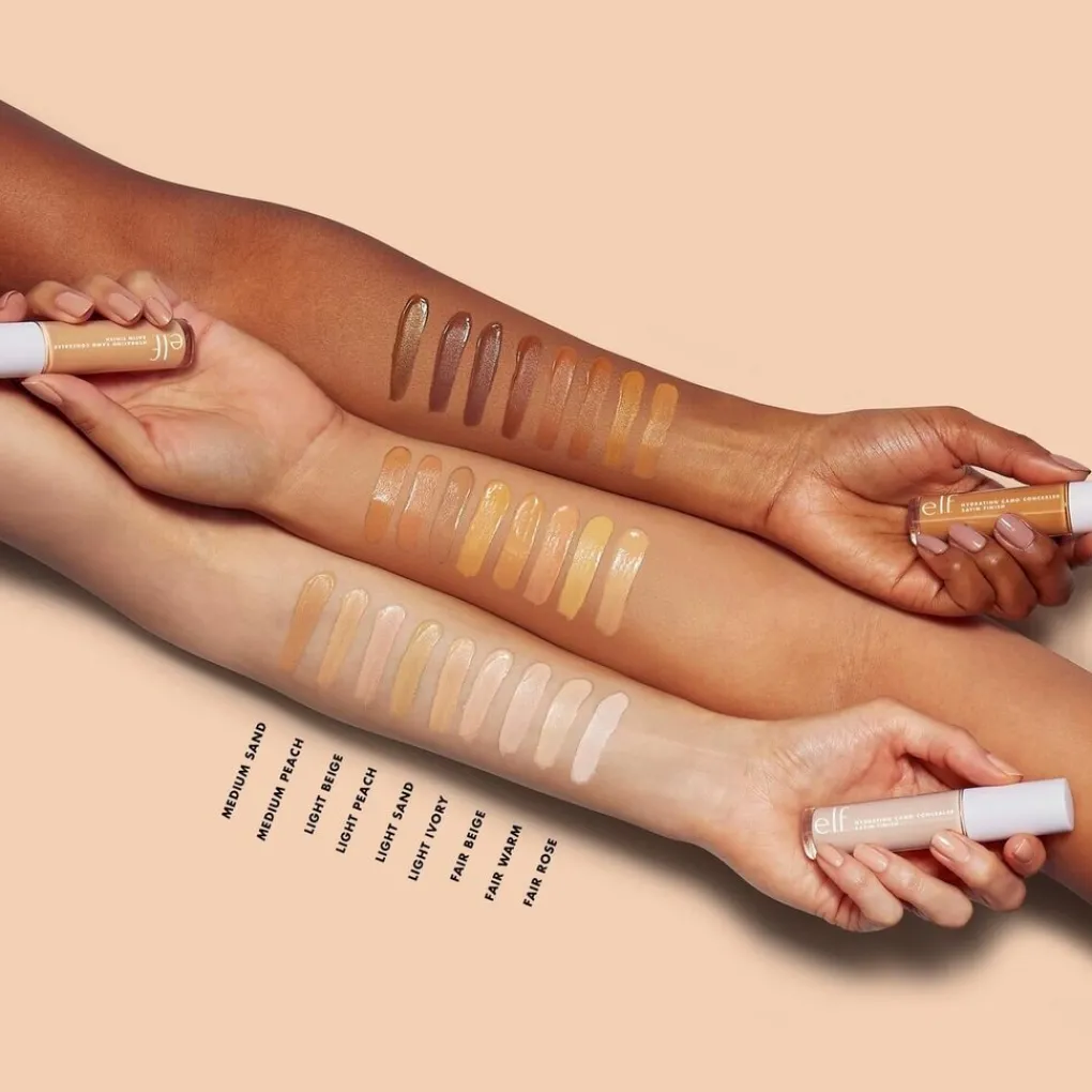 ELF Concealer>e.l.f. Deep Caramel Hydrating Camo Concealer Satin Finish