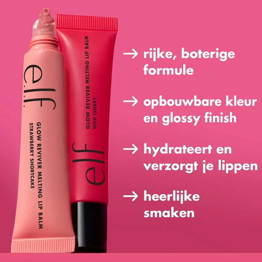 ELF Lipmake-Up>e.l.f. Glow Reviver Strawberry Shortcake Melting Lipbalm