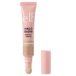 ELF Highlighter>e.l.f. Halo Glow Highlight Champagne Campaign Beauty Wand