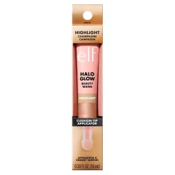 ELF Highlighter>e.l.f. Halo Glow Highlight Champagne Campaign Beauty Wand