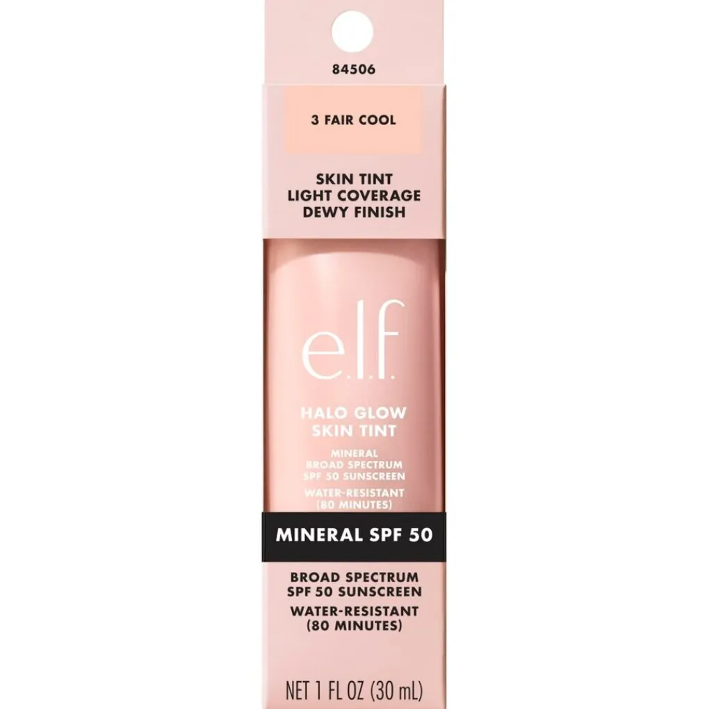 ELF Foundation>e.l.f. Halo Glow SPF50 3 Fair Cool Skin Tint