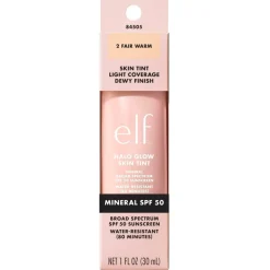 ELF Foundation>e.l.f. Halo Glow SPF50 2 Fair Warm Skin Tint