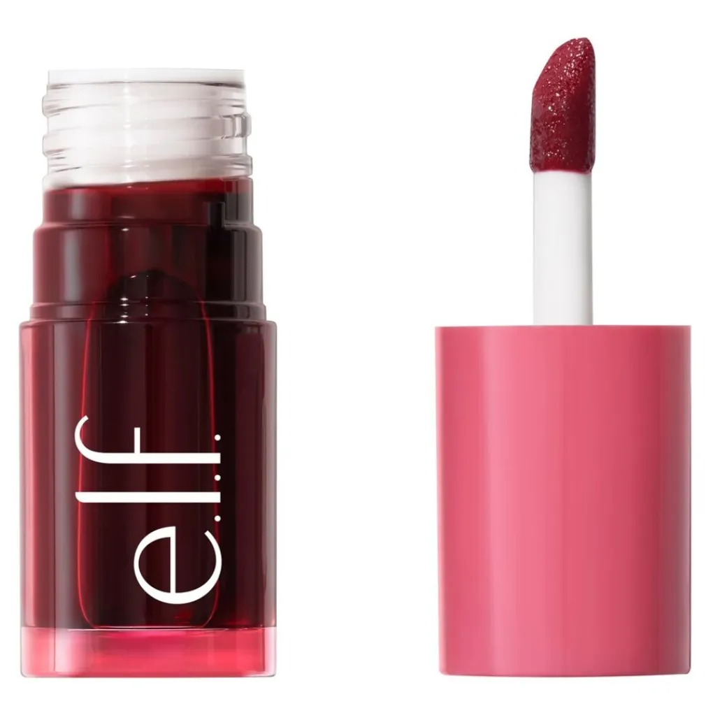 ELF Blush>e.l.f. Sheer For It Left on Red Blush Tint