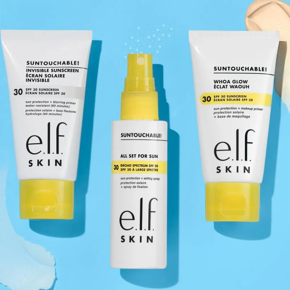 ELF Zonnebrand>e.l.f. Skin Suntouchable All Set For Sun SPF30 Setting Spray