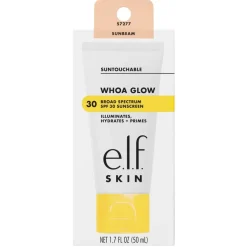ELF Zonnebrand|Primer>e.l.f. Skin Suntouchable Whoa Glow SPF30 Zonnebrandcrème