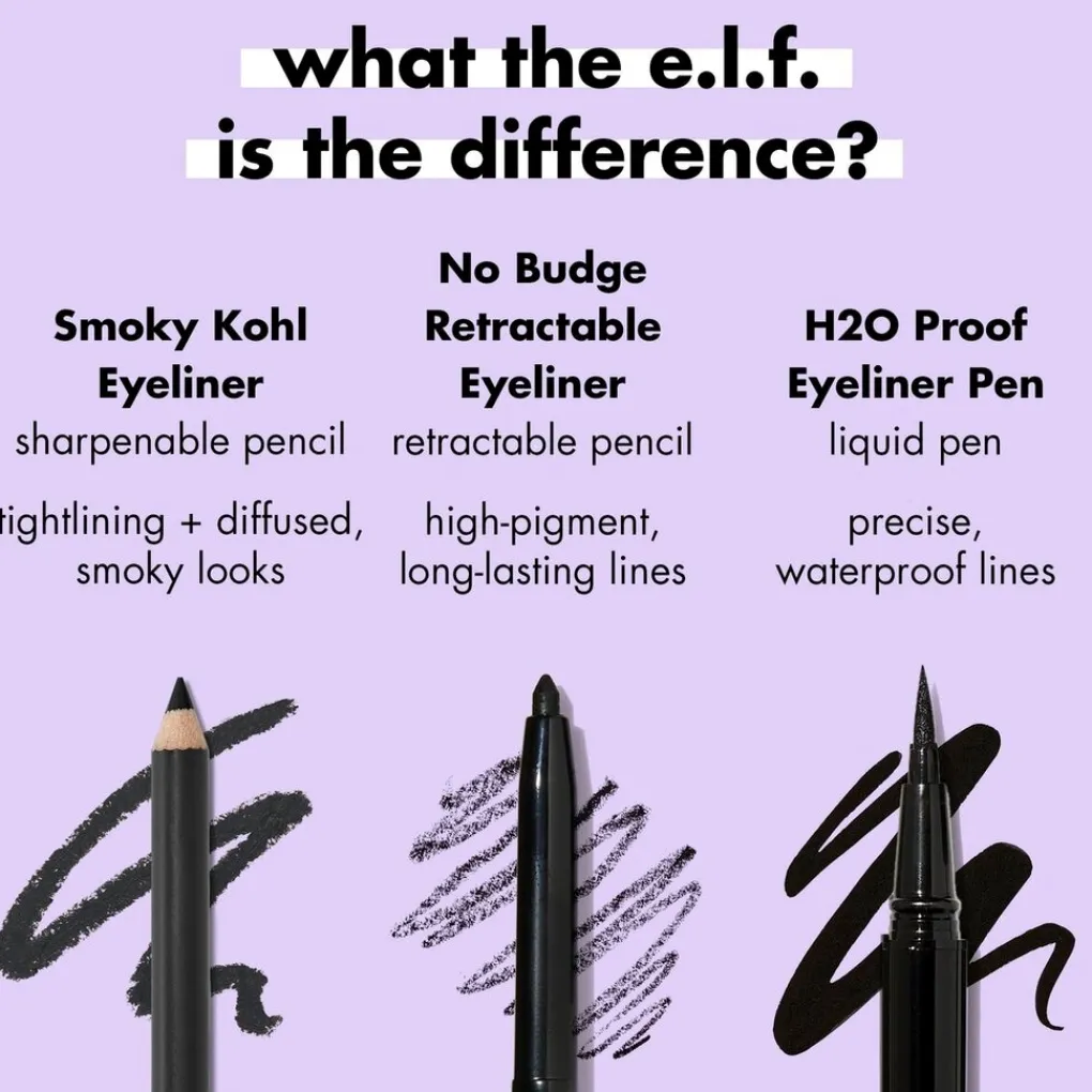 ELF Oogpotlood>e.l.f. Smoke Signal Smokey Kohl Eyeliner