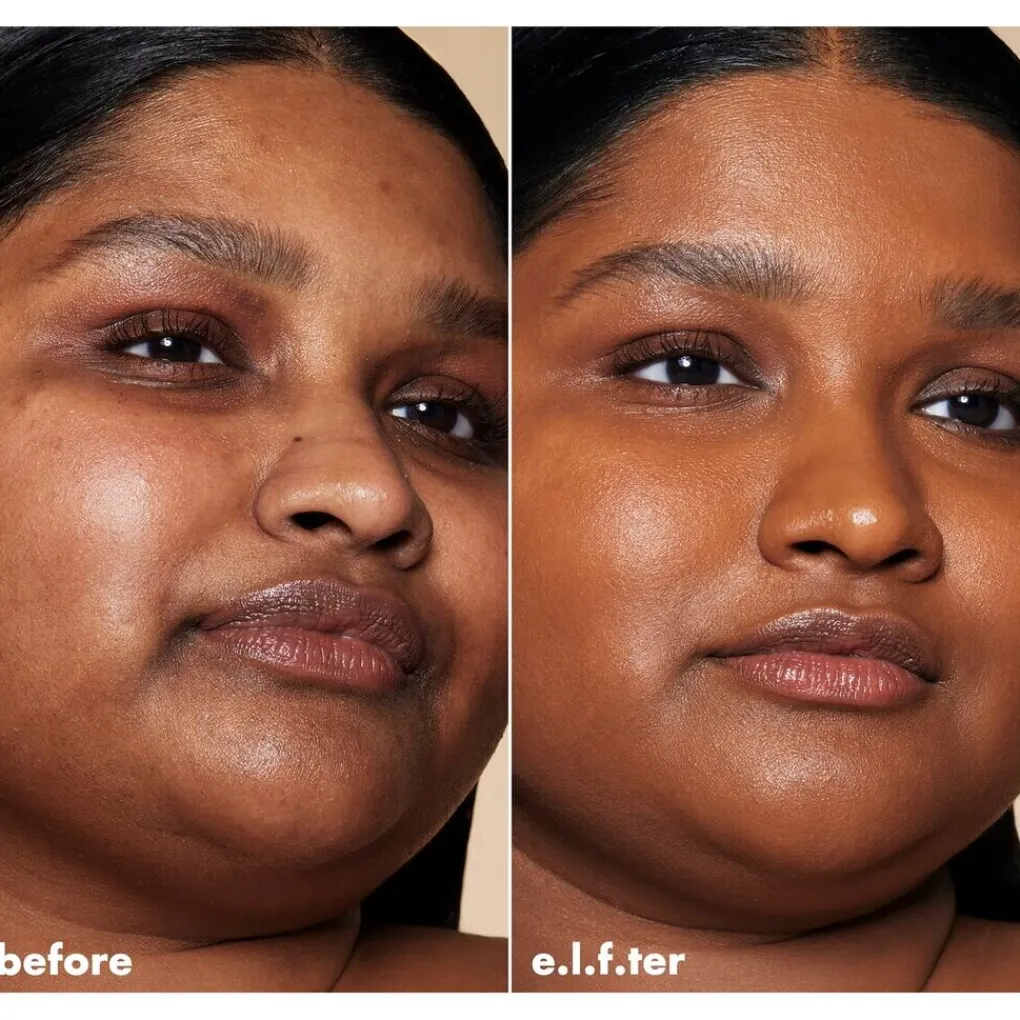 ELF Foundation>e.l.f. Soft Glam 51 Deep Cool Satin Foundation