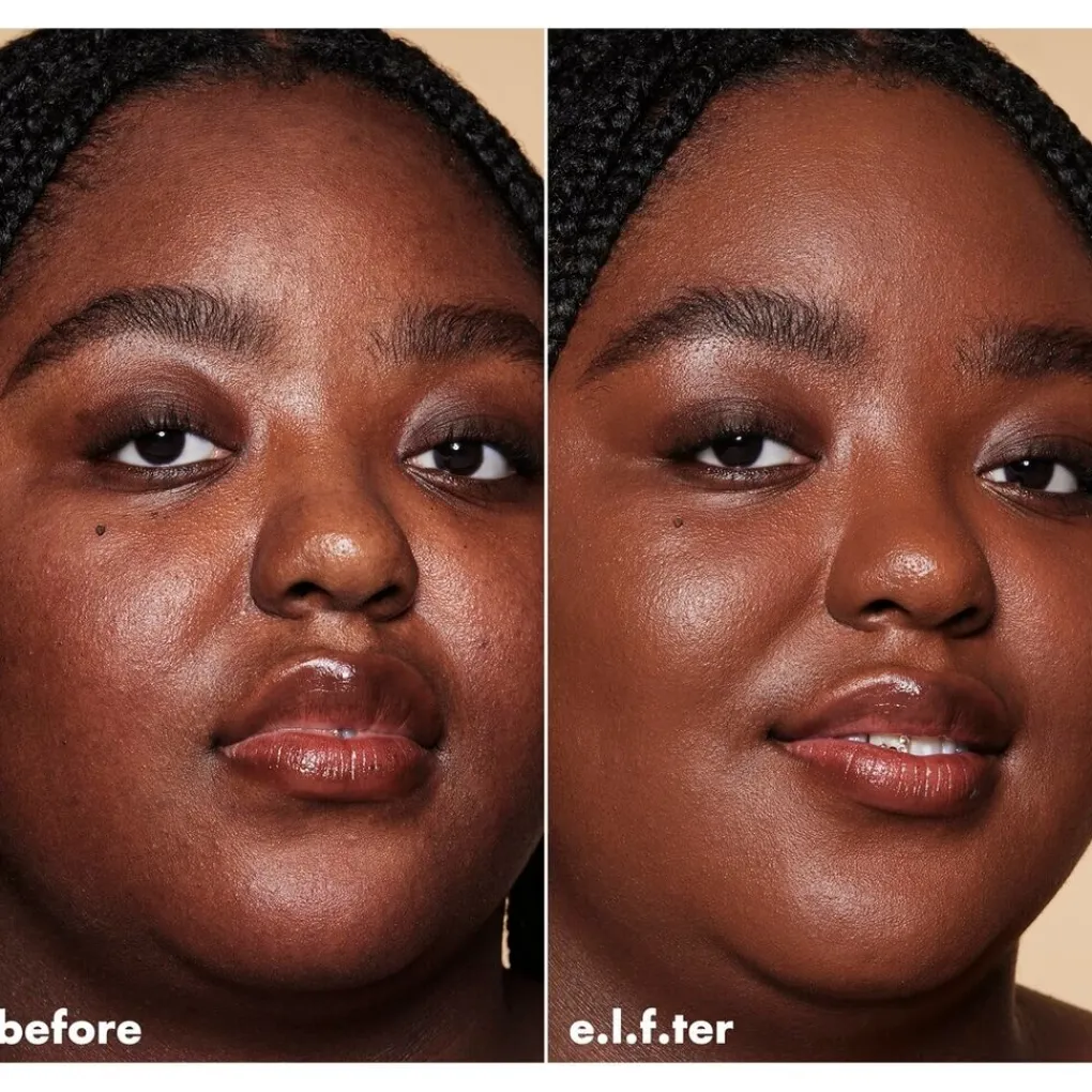 ELF Foundation>e.l.f. Soft Glam 52 Deep Cool Satin Foundation