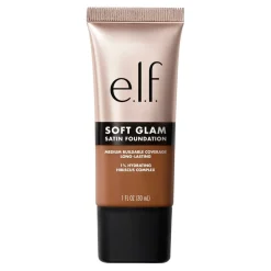 ELF Foundation>e.l.f. Soft Glam 54 Deep Neutral Satin Foundation