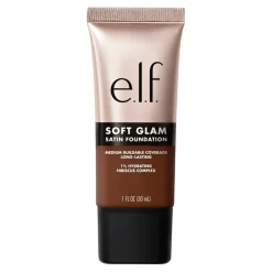 ELF Foundation>e.l.f. Soft Glam 63 Rich Warm Satin Foundation
