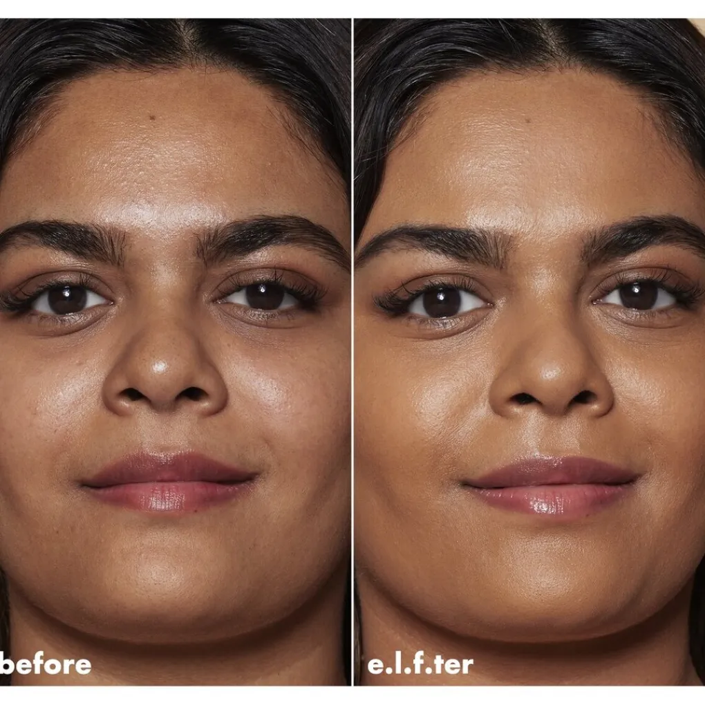 ELF Foundation>e.l.f. Soft Glam 43 Tan Cool Satin Foundation