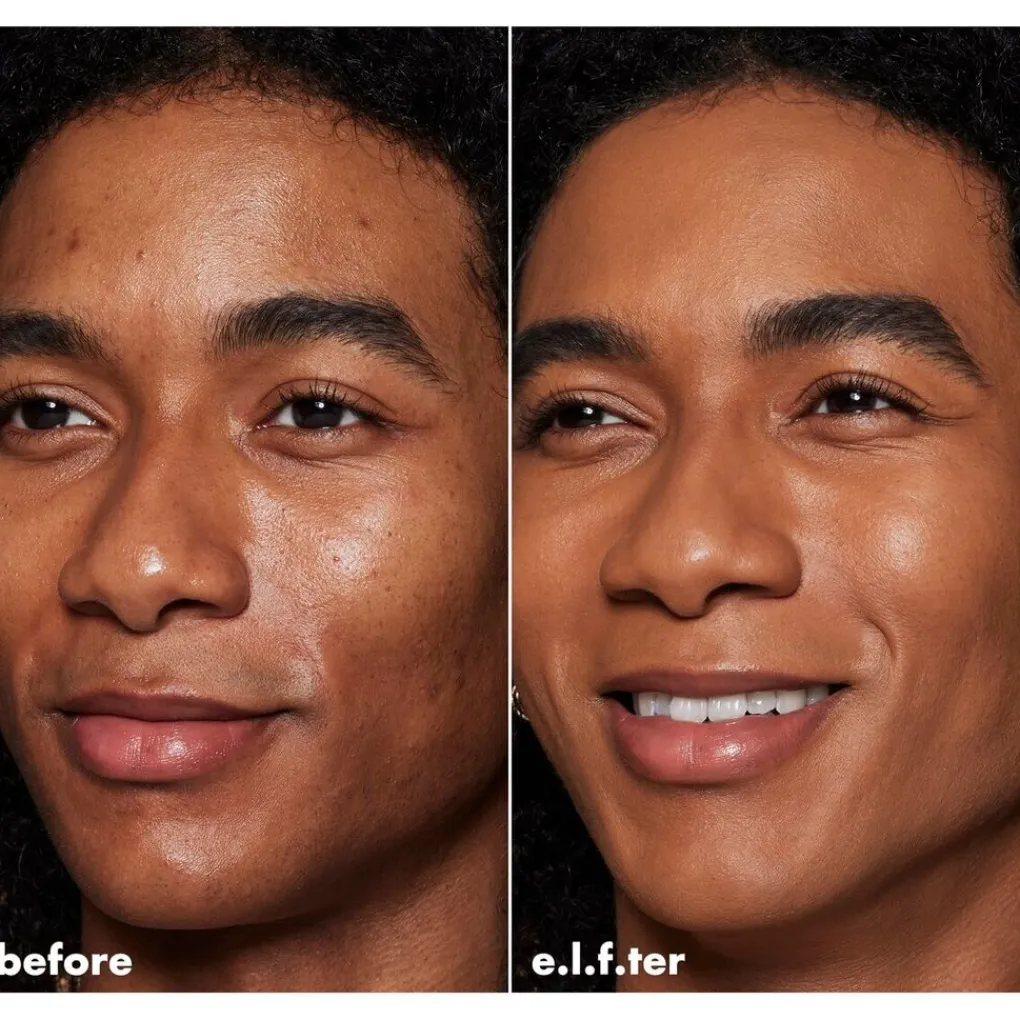 ELF Foundation>e.l.f. Soft Glam 45 Tan Warm Satin Foundation