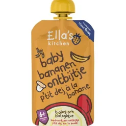 Ella's Kitchen Fruithapjes>Baby Bananen Ontbijtje