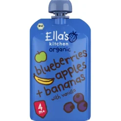 Ella's Kitchen Fruithapjes>4+M Blauwe Bes Appel Banaan
