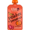 Ella's Kitchen Fruithapjes>4+M Perziken En Bananen Pureehapje