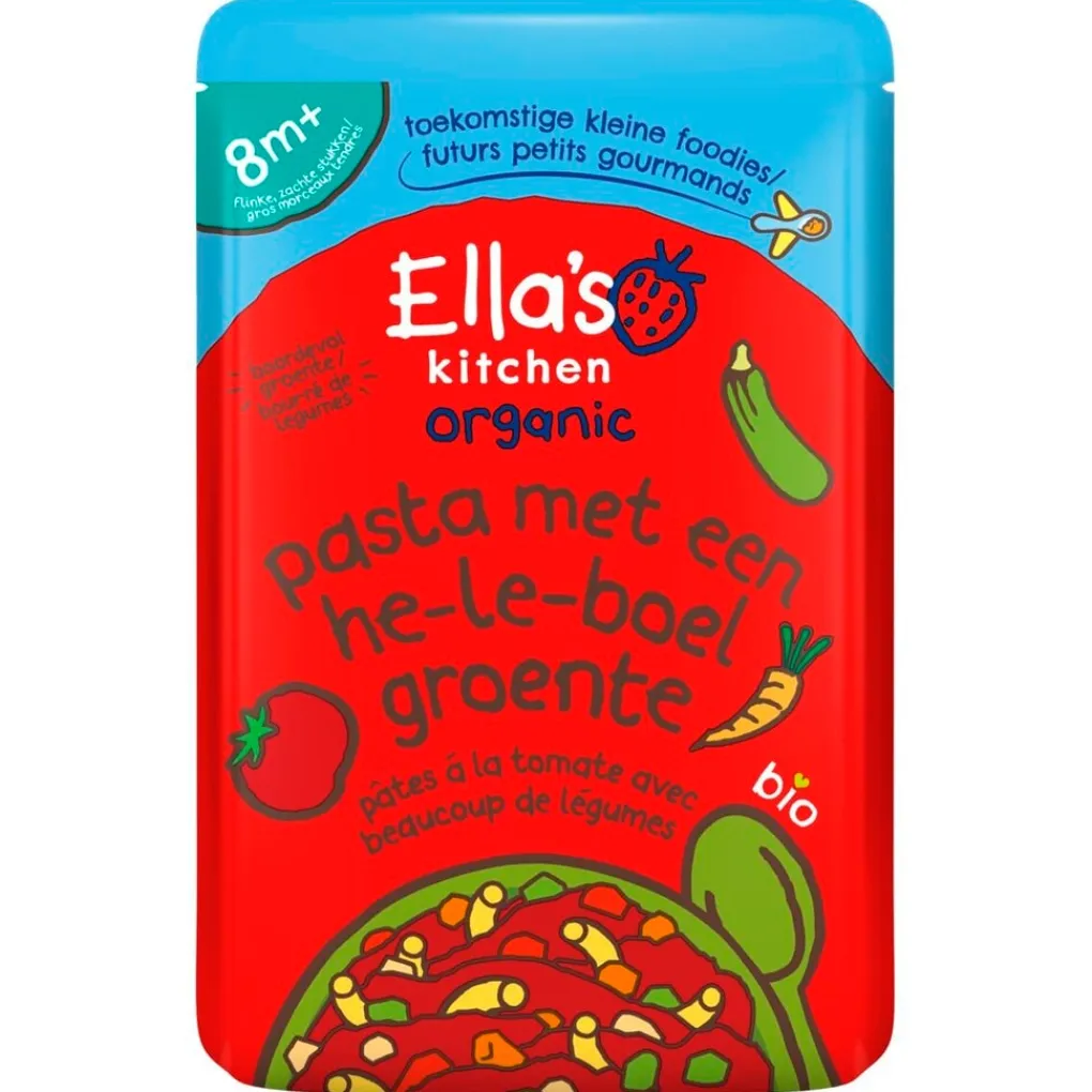 Ella's Kitchen Babymaaltijden>Organic 8M+ Bio Pasta Met Groente