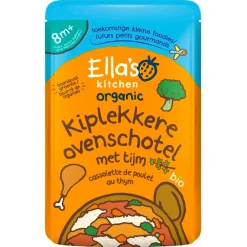 Ella's Kitchen Babymaaltijden>Organic 8M+ Kiplekkere Ovenschotel met Tijm