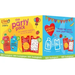 Ella's Kitchen Babytussendoortjes>Organic The Party Pack Knijpfruit