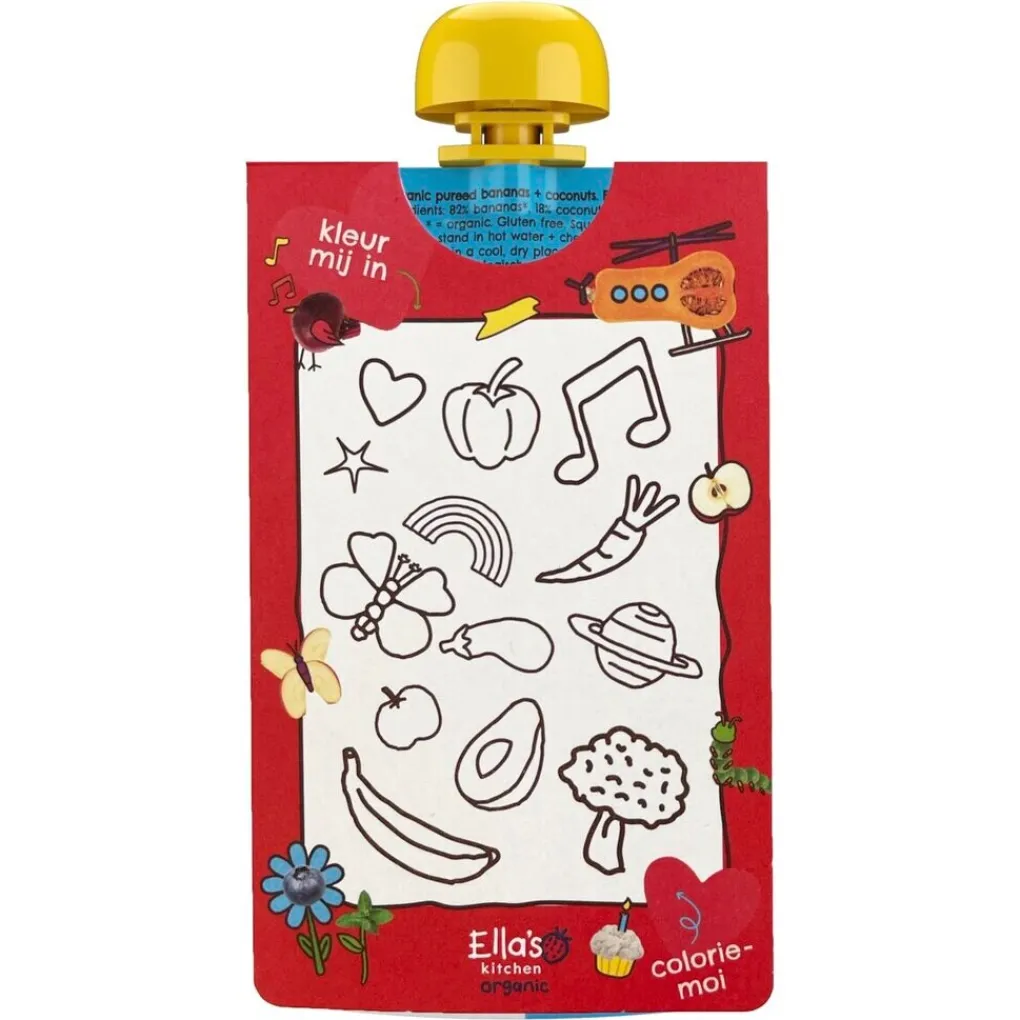 Ella's Kitchen Babytussendoortjes>Organic The Party Pack Knijpfruit