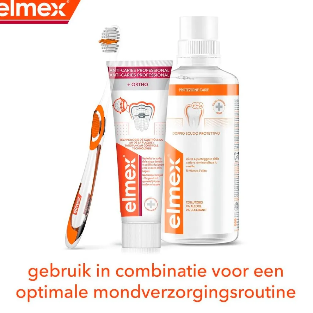 Elmex Beugelverzorging|Tandpasta>Anti-Cariës Professional Ortho Tandpasta