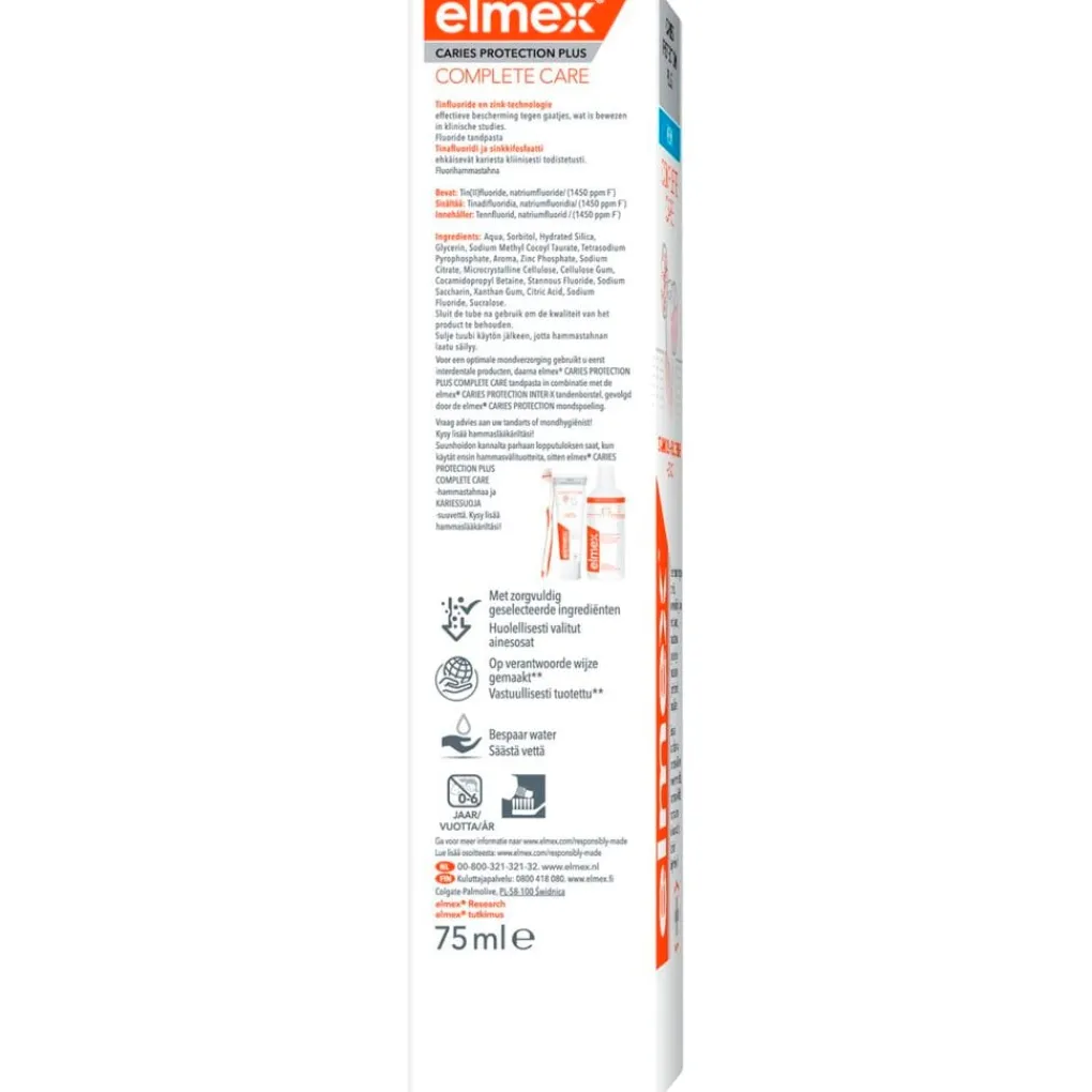 Elmex Tandpasta>Complete Care Caries Protection Plus Tandpasta