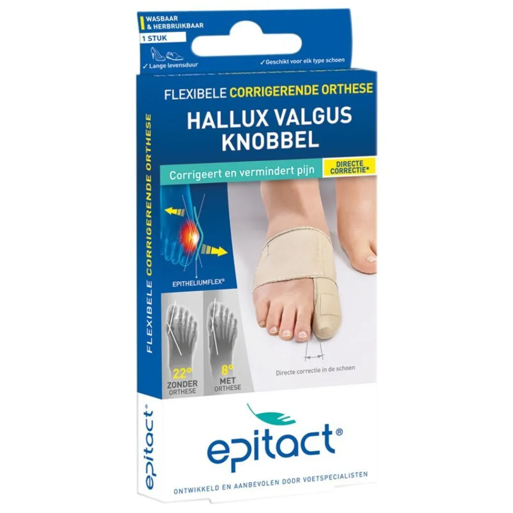 Epitact Hulpmiddelen Voetproblemen>Hallux Valgus Knobbel Flexibele Corrigerende Orthese