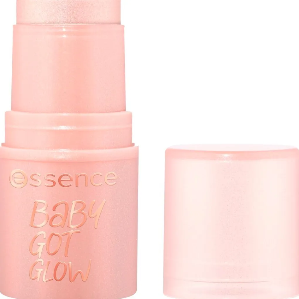 Essence Highlighter>Baby Got Glow 020 Rosy Glaze Aura Highlight Stick