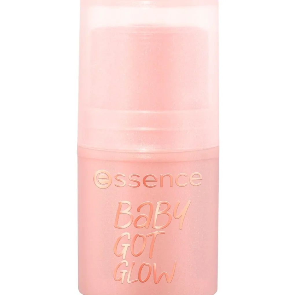 Essence Highlighter>Baby Got Glow 020 Rosy Glaze Aura Highlight Stick