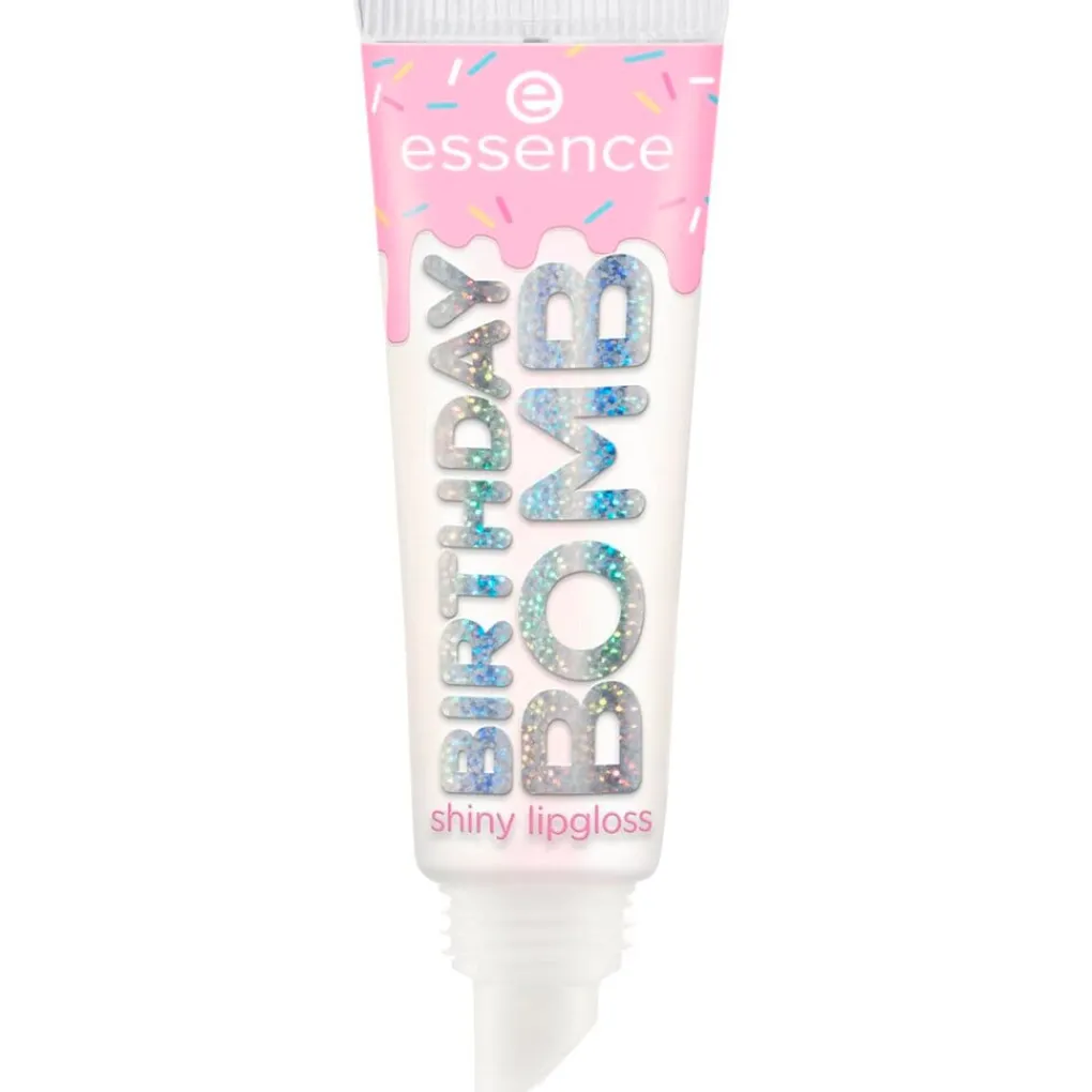 Essence Lipmake-Up>Birthday Bomb 01 Cake My Day Shiny Lipgloss