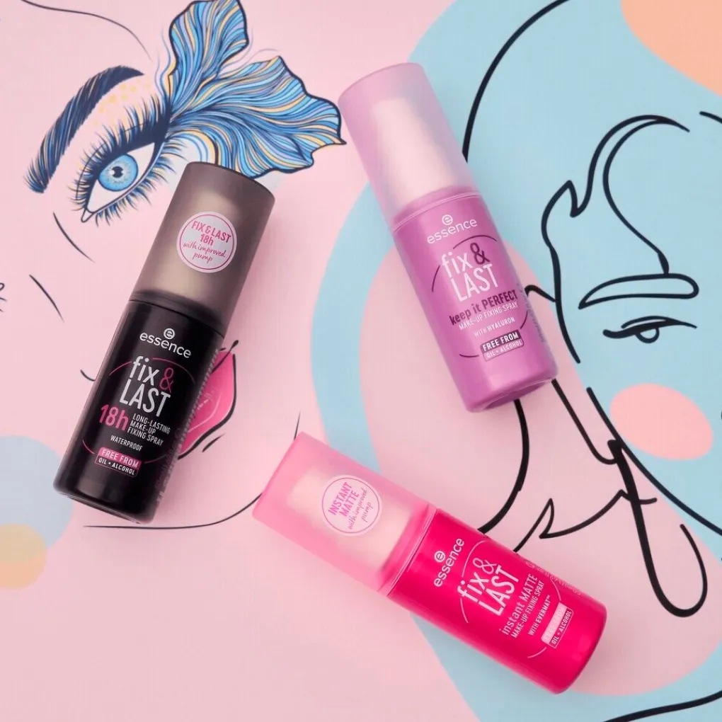 Essence Fixing Sprays>Fix & Last 18H Long-lasting Make-Up Fixing Spray