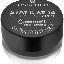 Essence Eyeliner>Stay & Play 01 Black Gel Eyeliner Pot