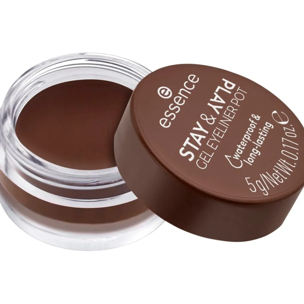 Essence Eyeliner>Stay & Play 02 Brown Gel Eyeliner Pot