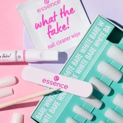 Essence Nagelverzorging>What The Fake! 04 Bare White Press-On Nails Manicure