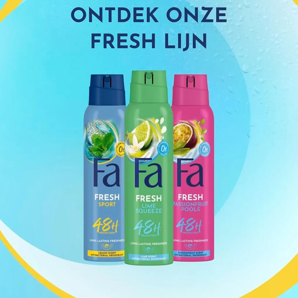 Fa Deospray>Caribbean Wave Deodorant Spray