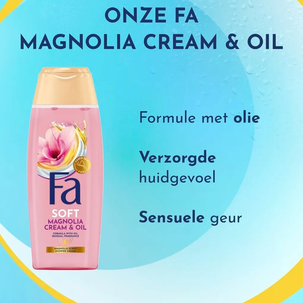 Fa Douchecrème>Cream & Oil Magnolia Douchecrème
