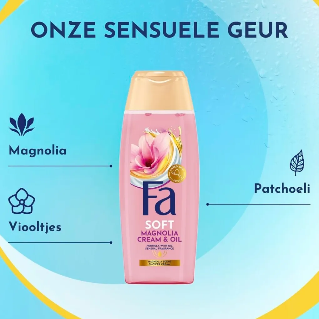 Fa Douchecrème>Cream & Oil Magnolia Douchecrème