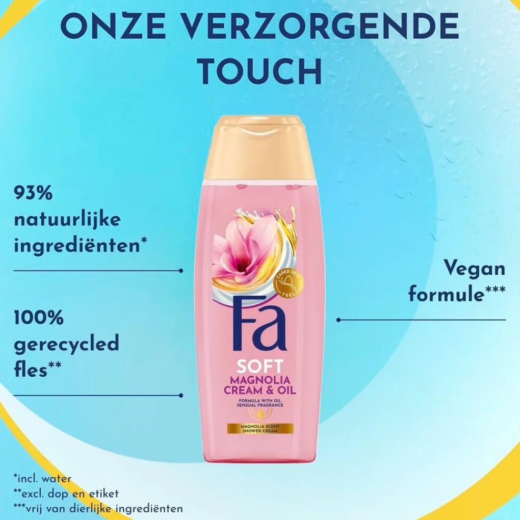 Fa Douchecrème>Cream & Oil Magnolia Douchecrème