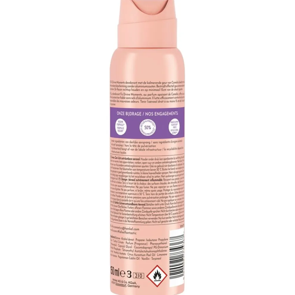 Fa Deospray>Divine Moments Deodorant Spray