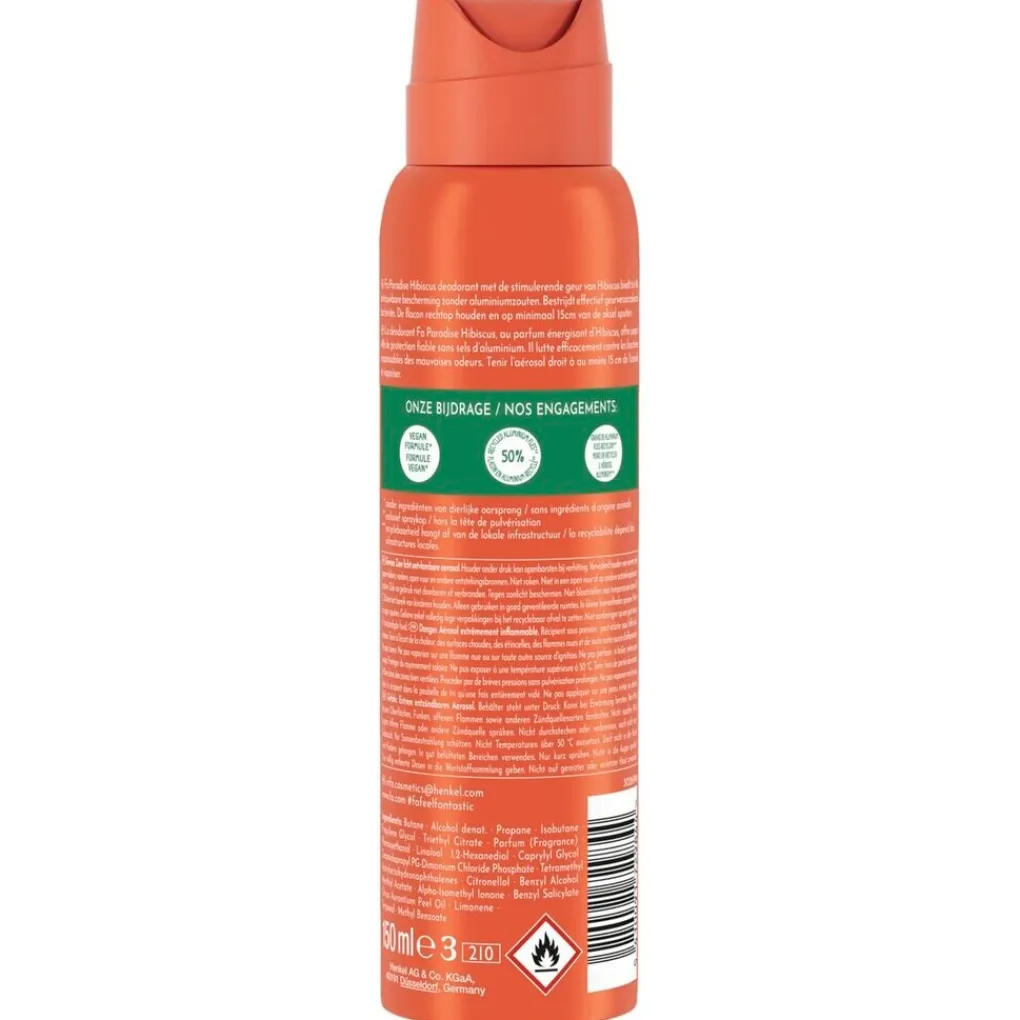 Fa Deospray>Energising Paradise Hibiscus Deodorant Spray