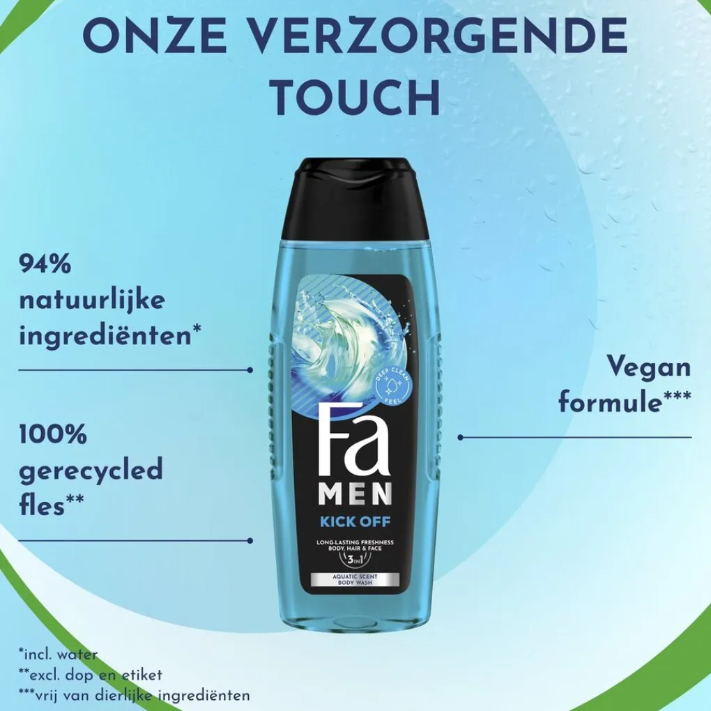 Fa Shampoo|Douchegel>Men Kick Off Douchegel & Shampoo