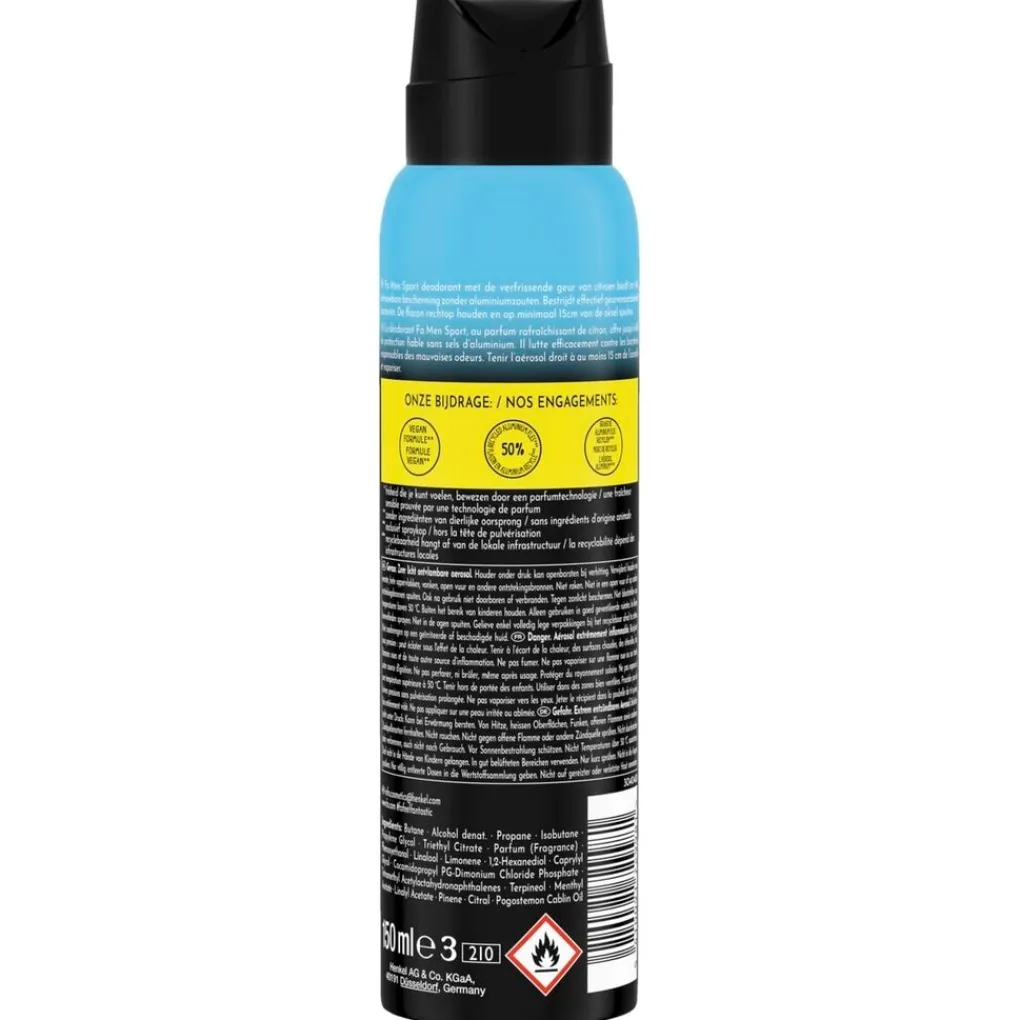 Fa Deospray>Men Sport Deodorant & Bodyspray