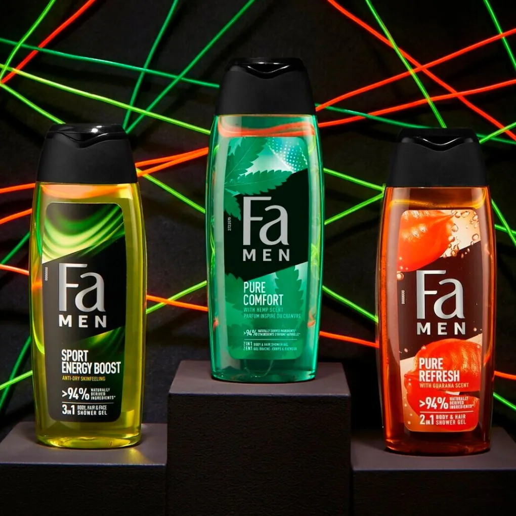 Fa Douchegel>Men Sport Energy Boost 3-In-1 Douchegel