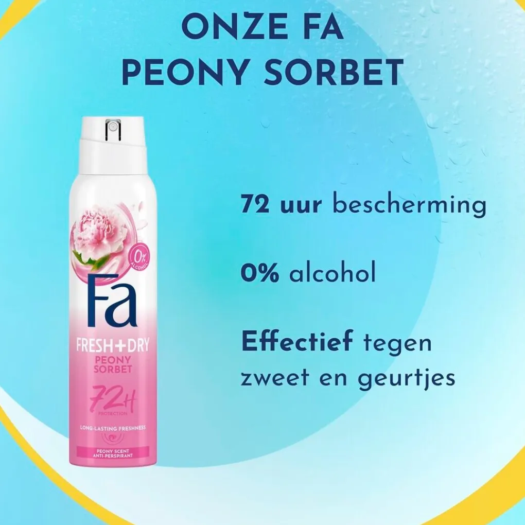 Fa Deospray>Peony Sorbet Antitranspirant Spray