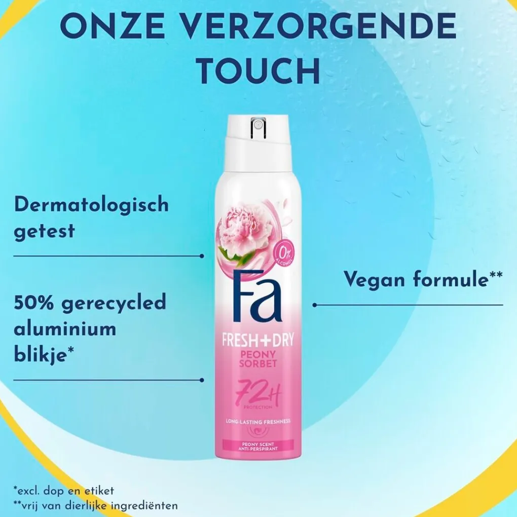 Fa Deospray>Peony Sorbet Antitranspirant Spray