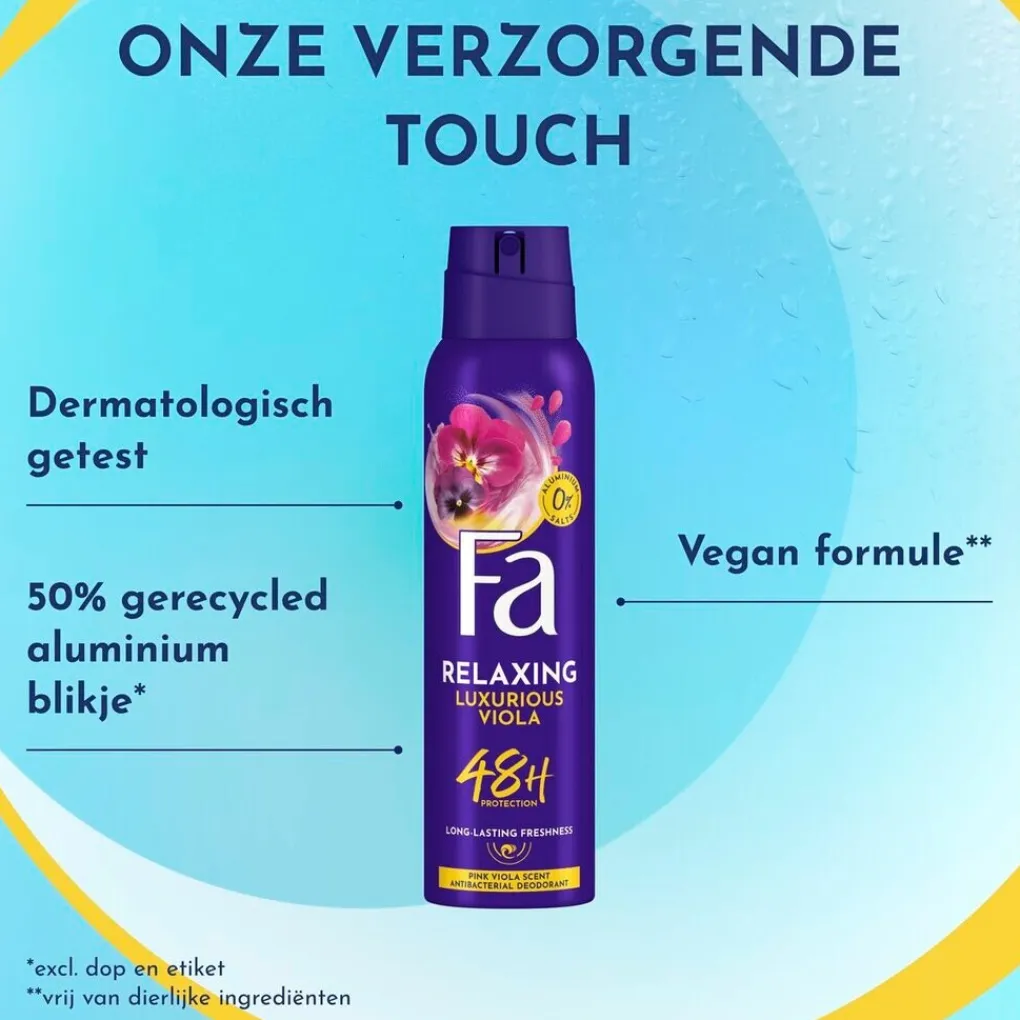 Fa Deospray>Relaxing Luxurious Viola Deodorant Spray